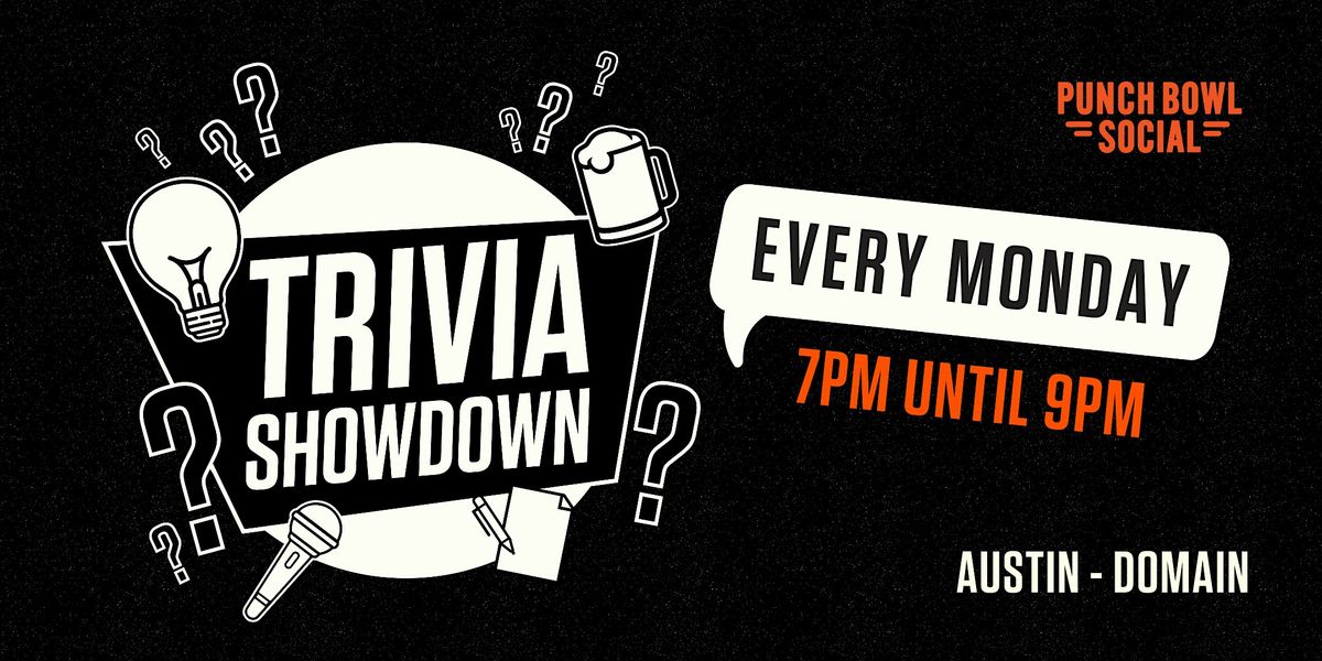 Trivia at Punch Bowl Social Austin Domain