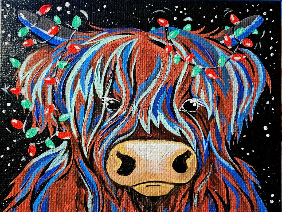 Highland Cow Paint Class Dec 15 - SOLD OUT