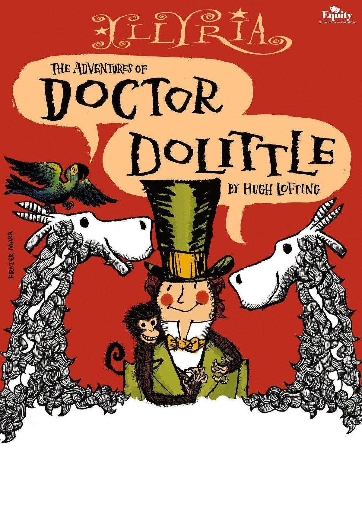 Open Air Theatre at Chichester Cathedral | The Adventures of Doctor Dolittle with Illyria