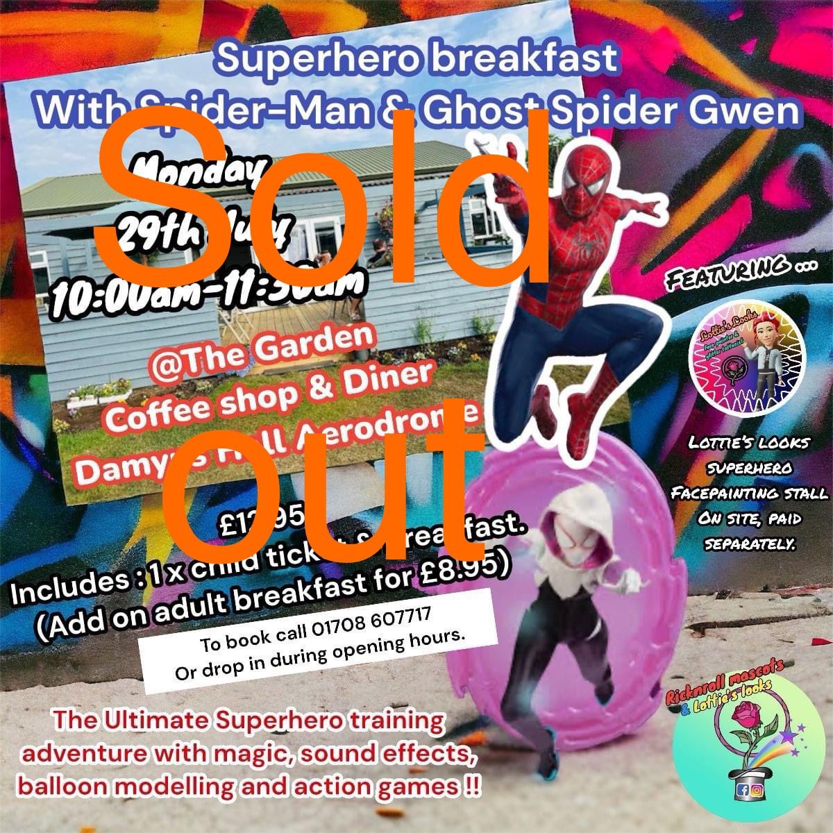 Super Hero Breakfast with Spider-Man & Ghost Spider Gwen