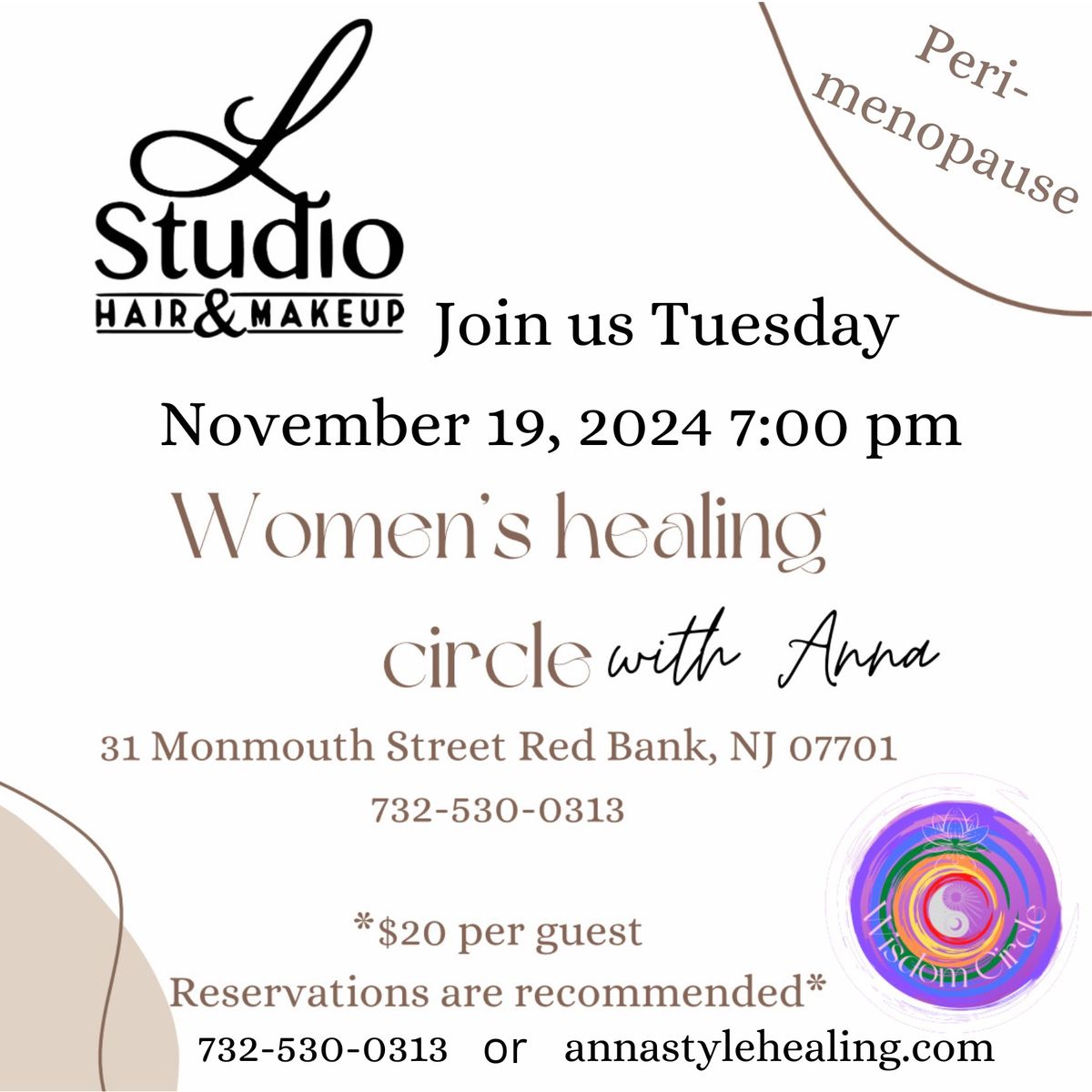 Women\u2019s Healing Circle- Perimenopause