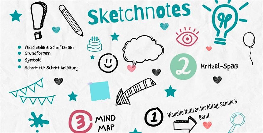 Sketchnotes f\u00fcr Einsteiger mit Sandra Nagel | Workshop