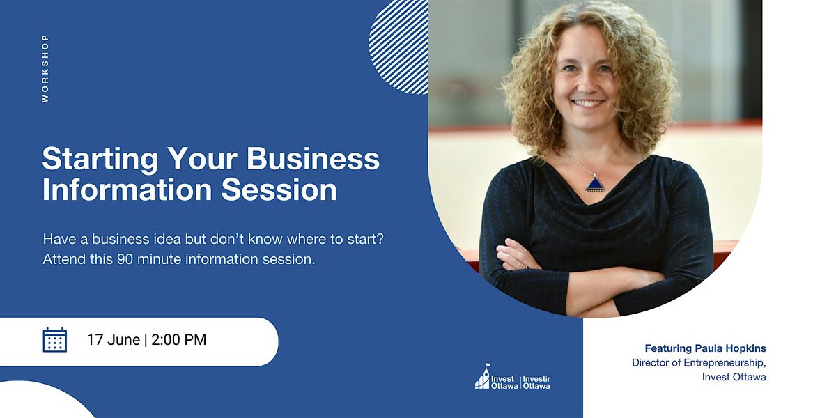 Starting Your Business Information Session (In Person)