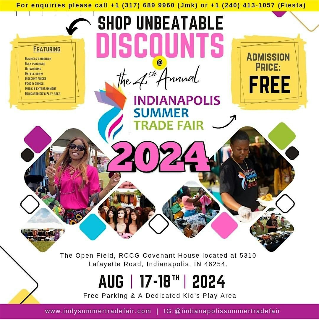 The 4th Annual Indianapolis Summer Tradefair 2024