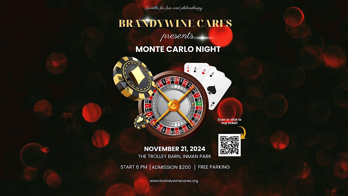 Monte Carlo Night Fundraiser - Supporting Brandywine Cares