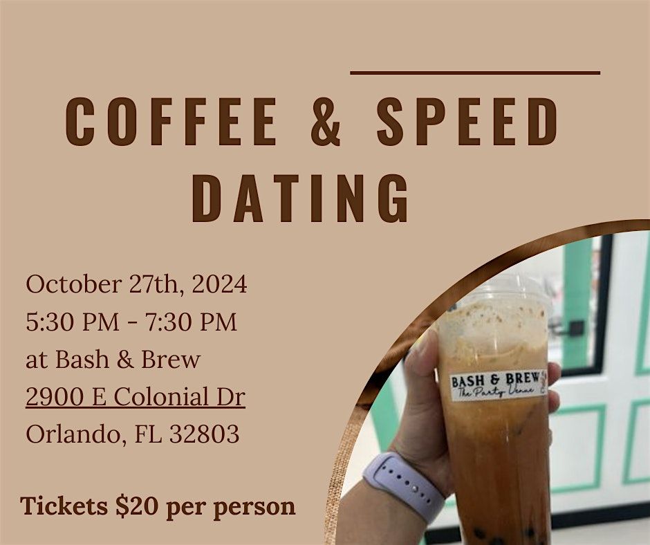 Coffee & Speed Dating -