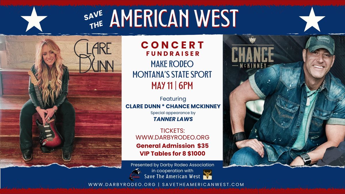 CONCERT | Clare Dunn * Chance McKinney * Tanner Laws