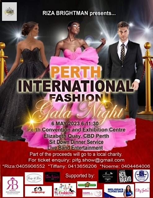 Perth International Fashion Gala Night 2023