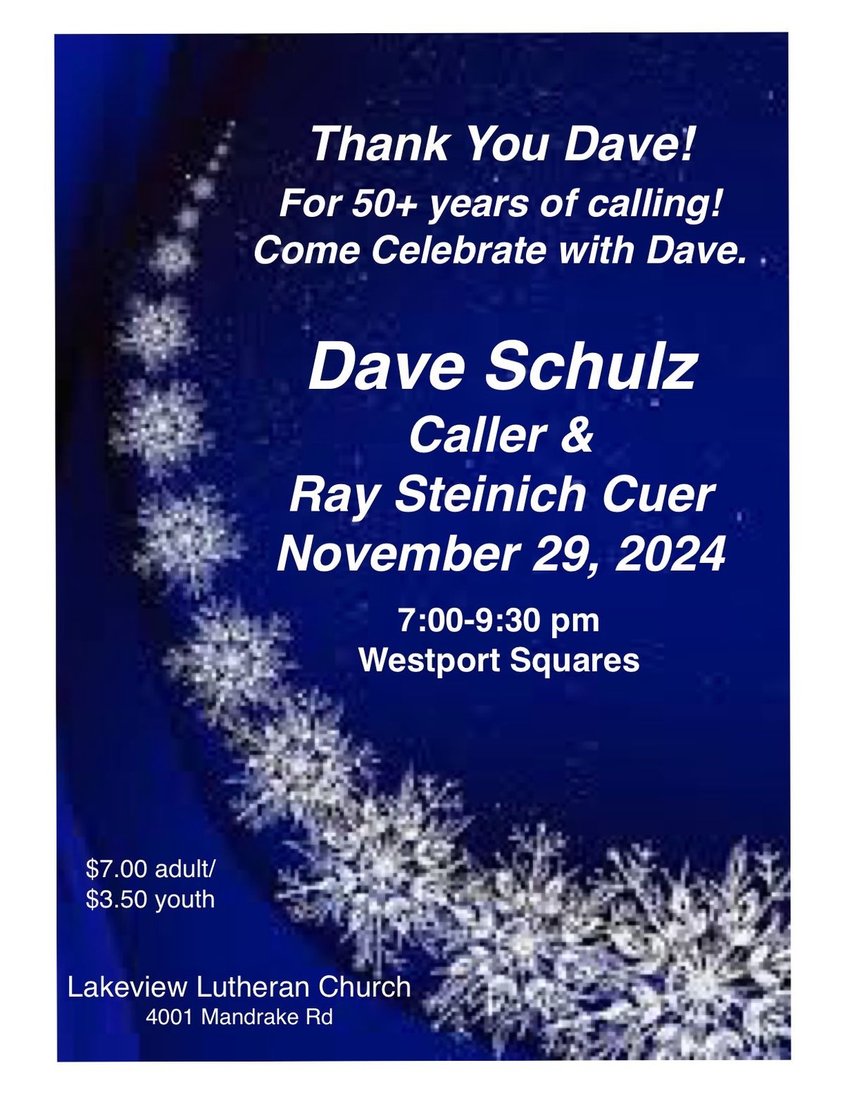 Thank you Dave Shulz Dance!