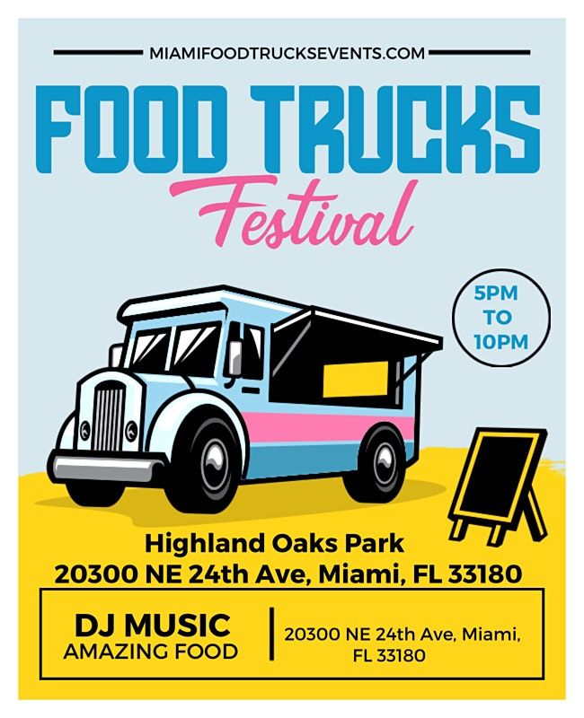 Food Trucks Thursdays At Highland Oaks Park