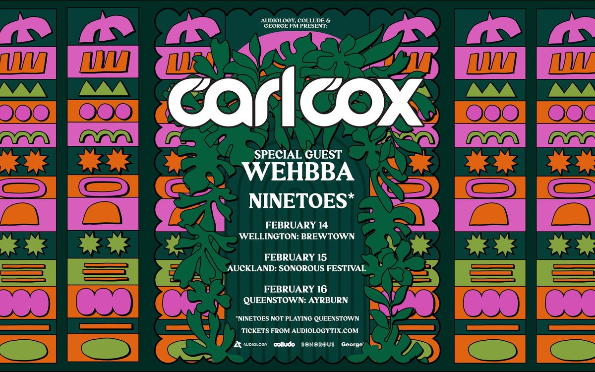 Carl Cox (UK) | Wellington