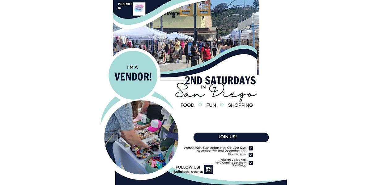 2nd Saturdays in San Diego! Pop-Up Market