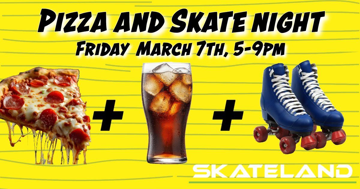 Pizza and Skate Night at Skateland