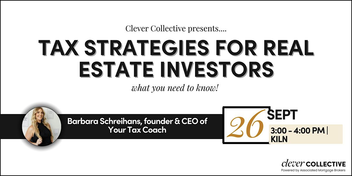 Tax Strategies for Real Estate Investors, What You Need to Know!