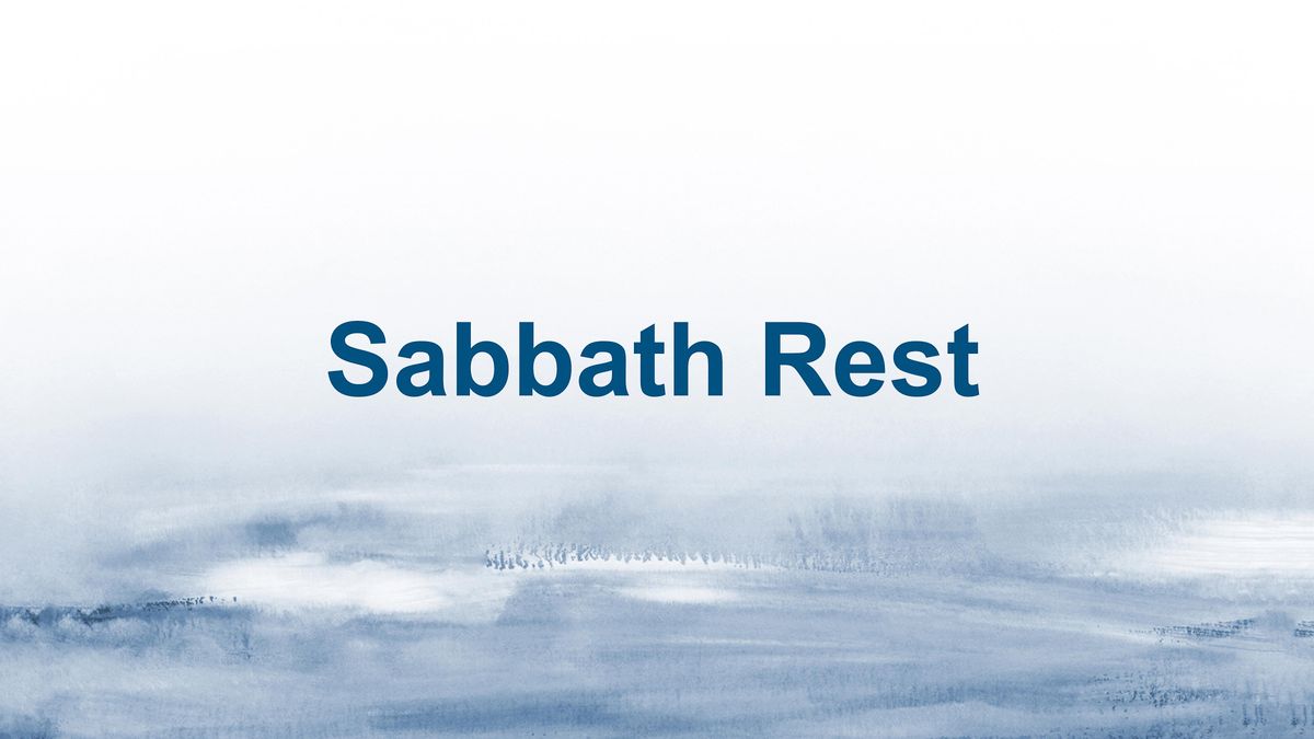 Sabbath Rest Retreat