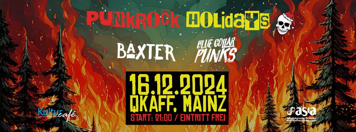 Bands am Montag: Blue Collar Punks \/ Baxter \u2022 Kulturcafe Mainz