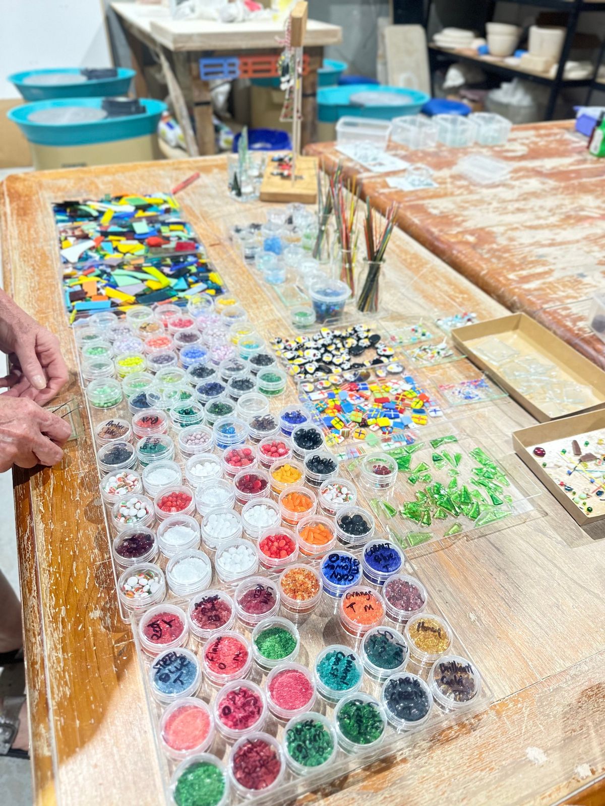 HOT GLASS ART! Hearts and Flowers