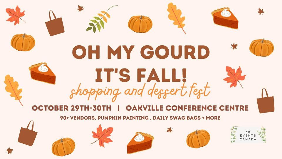 Oh my Gourd, it's Fall! Shopping & Dessert Fest