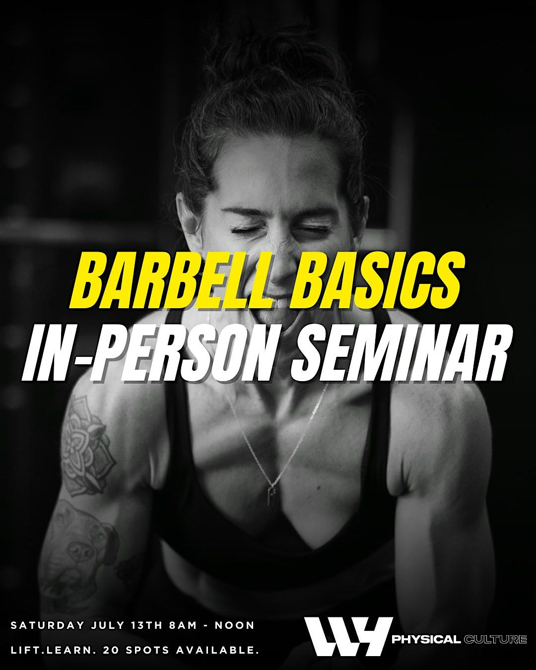 Barbell Basics In-Person Seminar