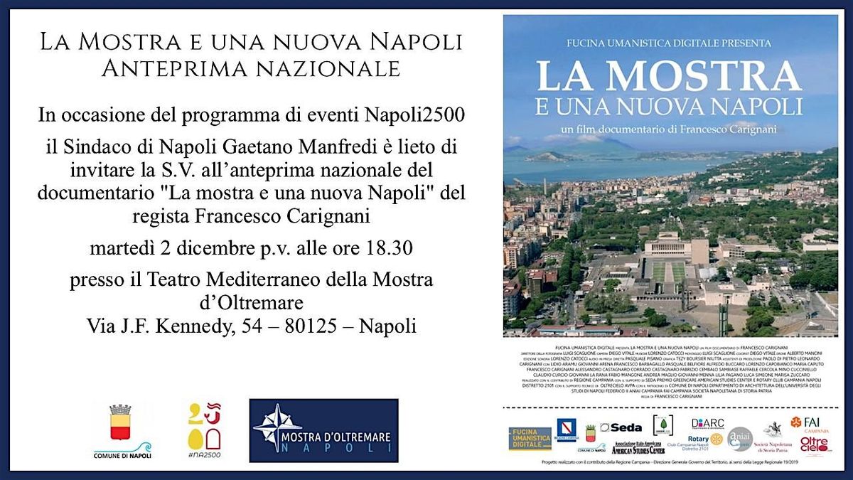 La Mostra e una nuova Napoli - Anteprima Nazionale