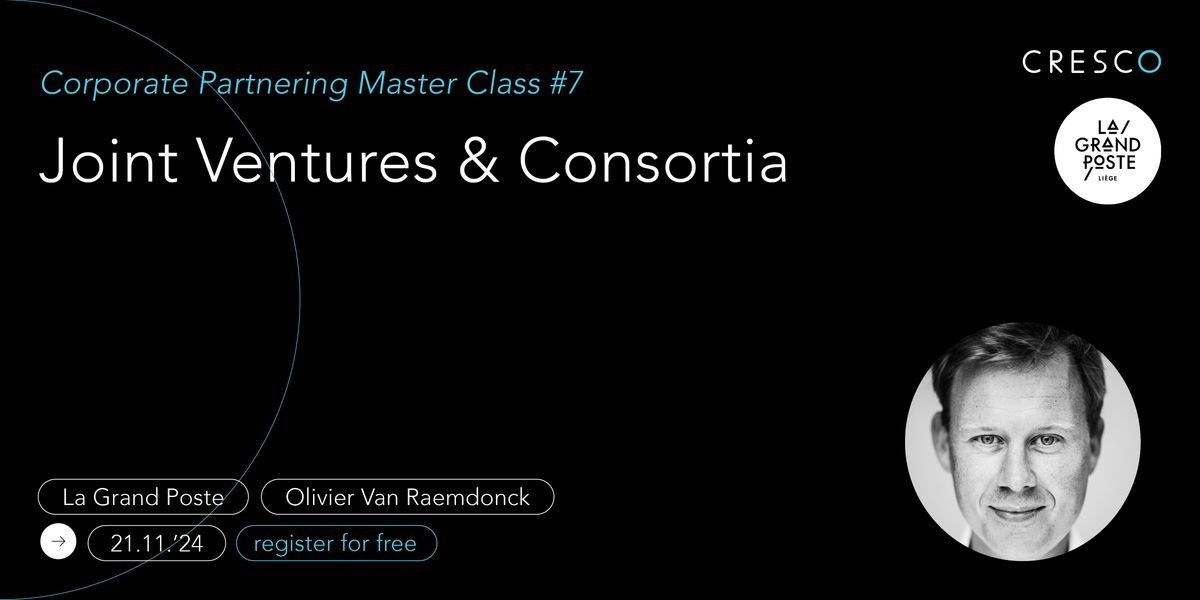 Cresco's Master Class #7 : Joint Ventures and Consortia