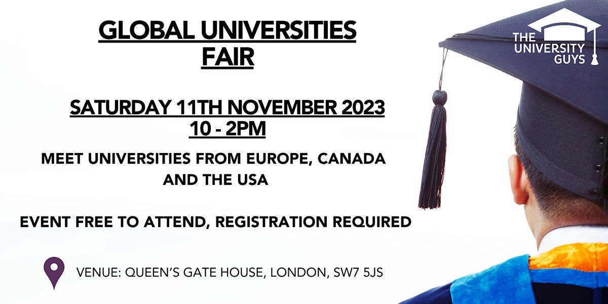 Londons Global Universities Fair November 2023, Queen's Gate House