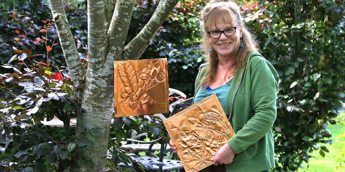 Floral Copper Wall Art with Gina Martin Thursday 15th August 2024