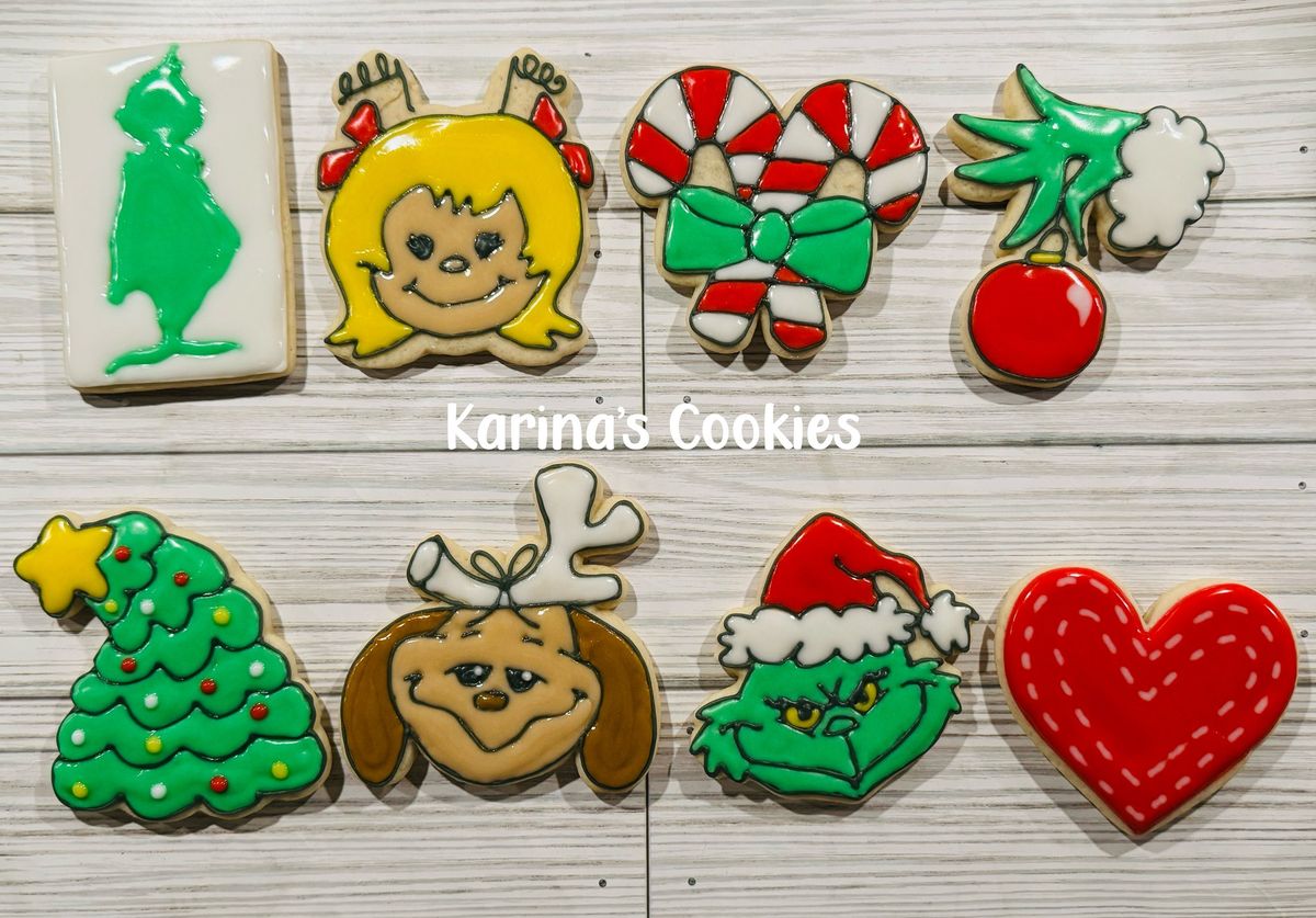 Grinch Cookie Decorating Class - Morning