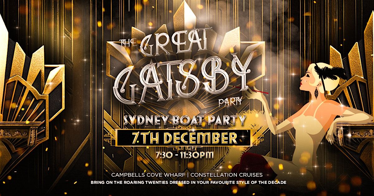 THE GREAT GATSBY PARTY | A Night of Glamour on Sydney Harbour