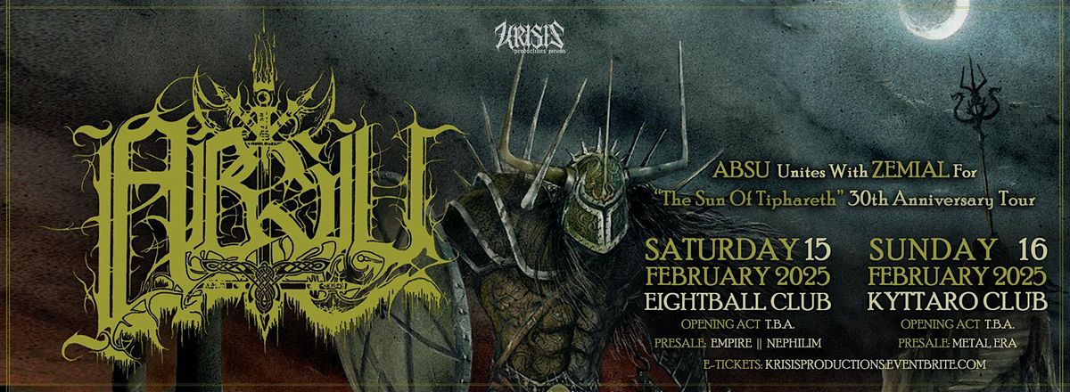 ABSU LIVE IN ATHENS "The Sun of Tiphareth" 30th Anniversary Show