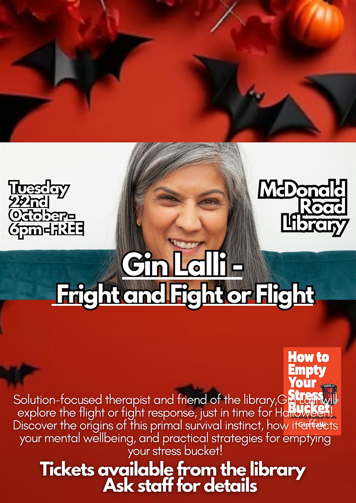 Fright, and Fight or Flight- Author Talk with Gin Lalli