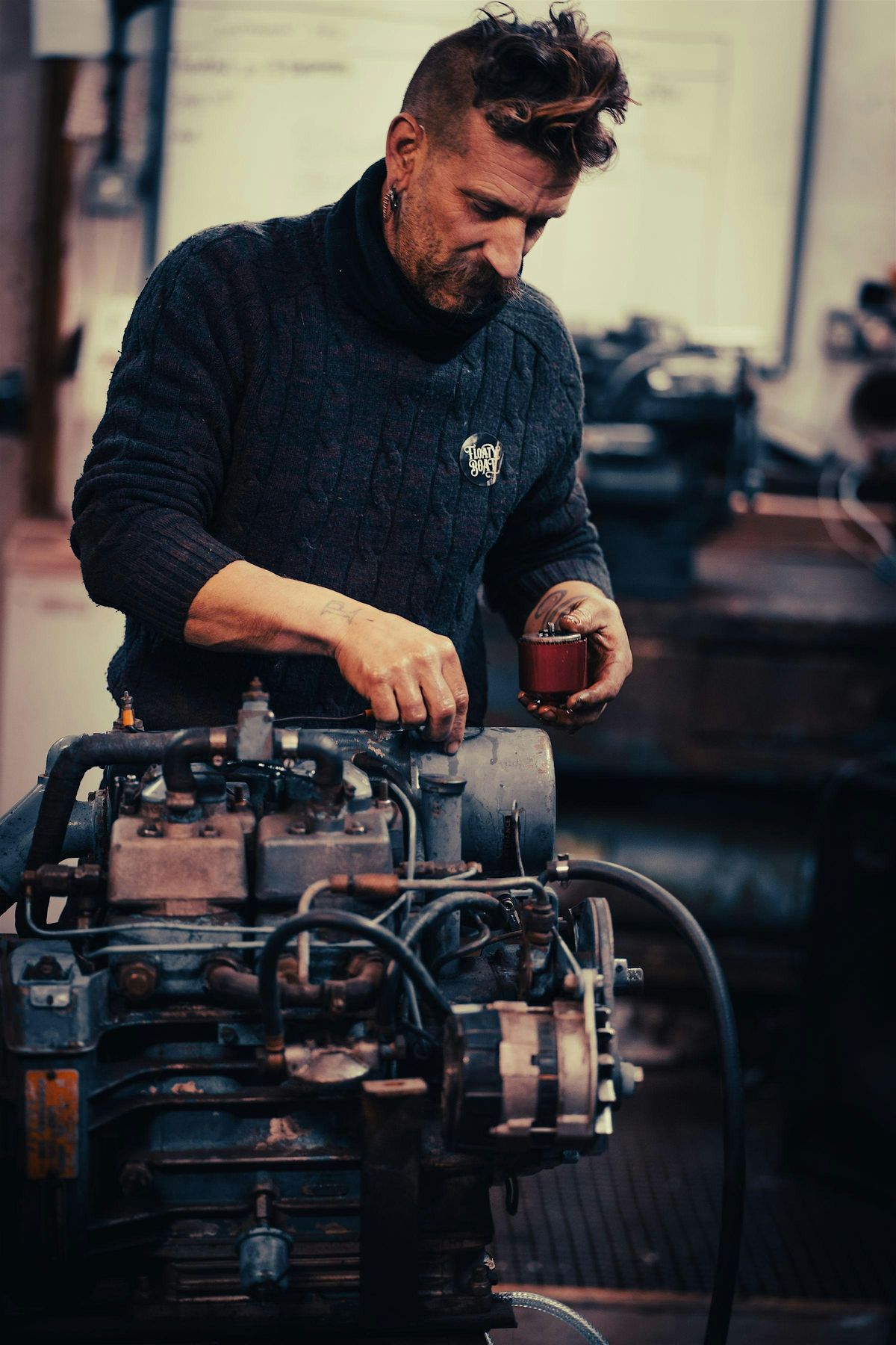 Basic Boat Engine Maintenance Workshop, Honeystreet