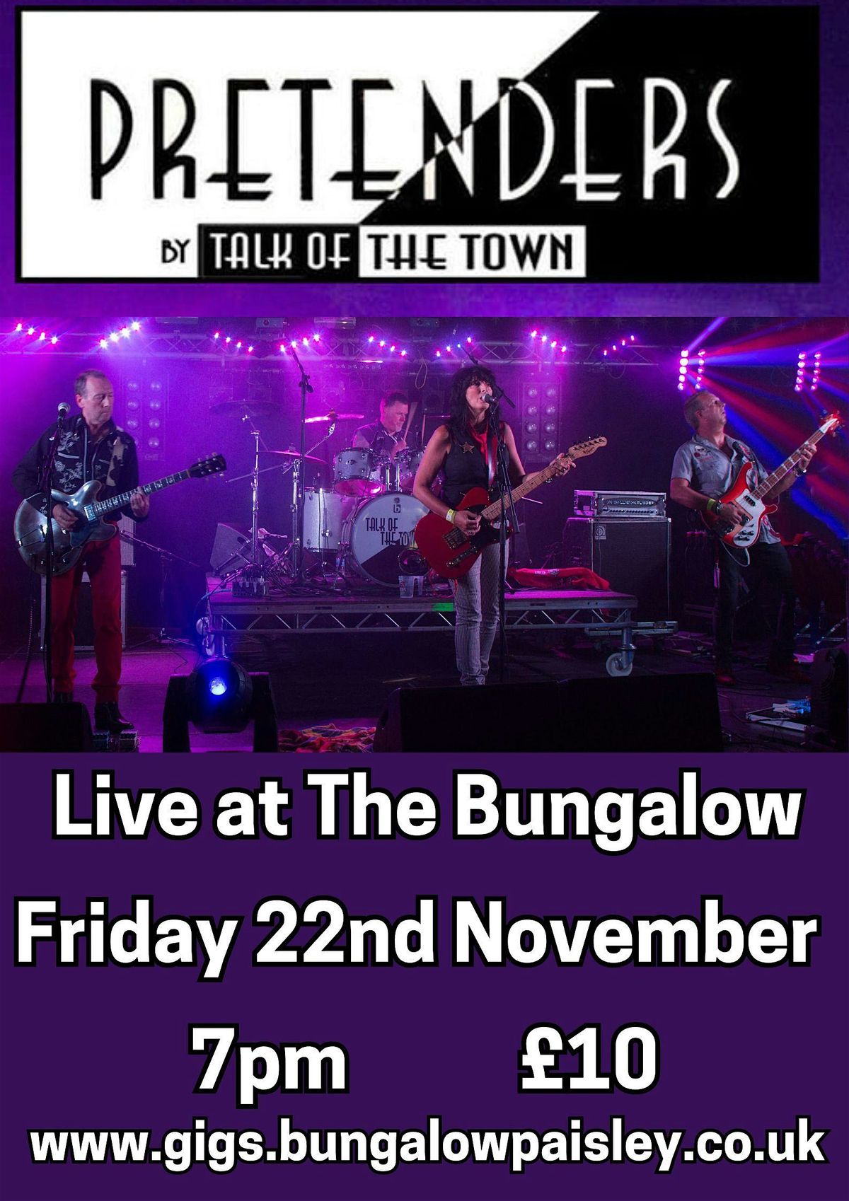 PRETENDERS Tribute by Talk of The Town