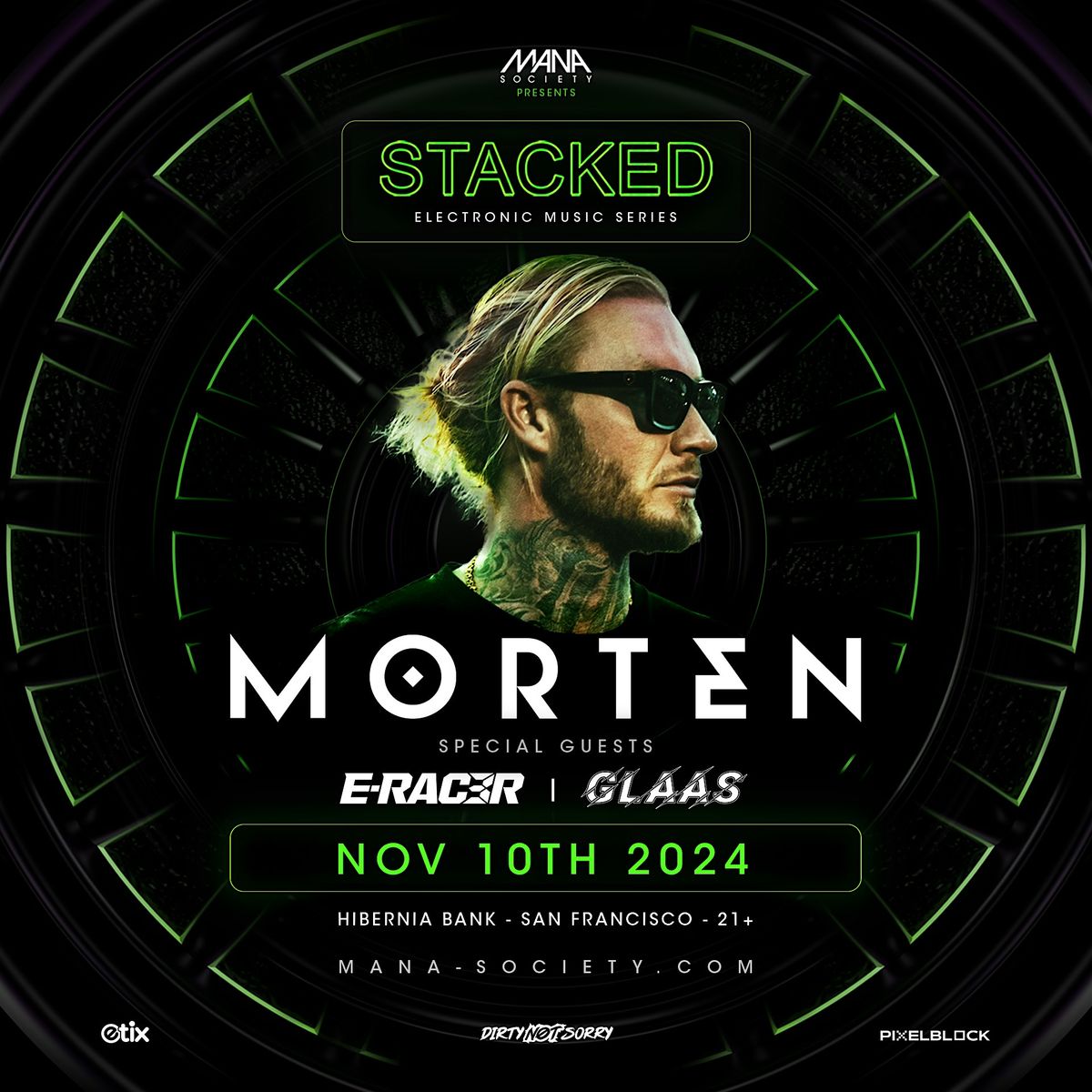 MORTEN  \/ STACKED series by MANA Society at Hibernia SF