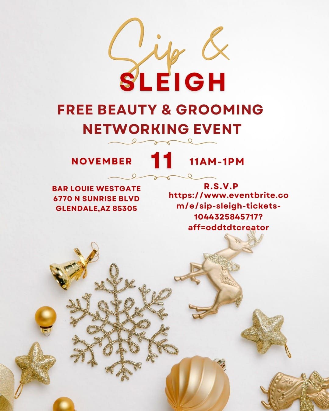 Sip & Sleigh - Holiday Beauty Mixer