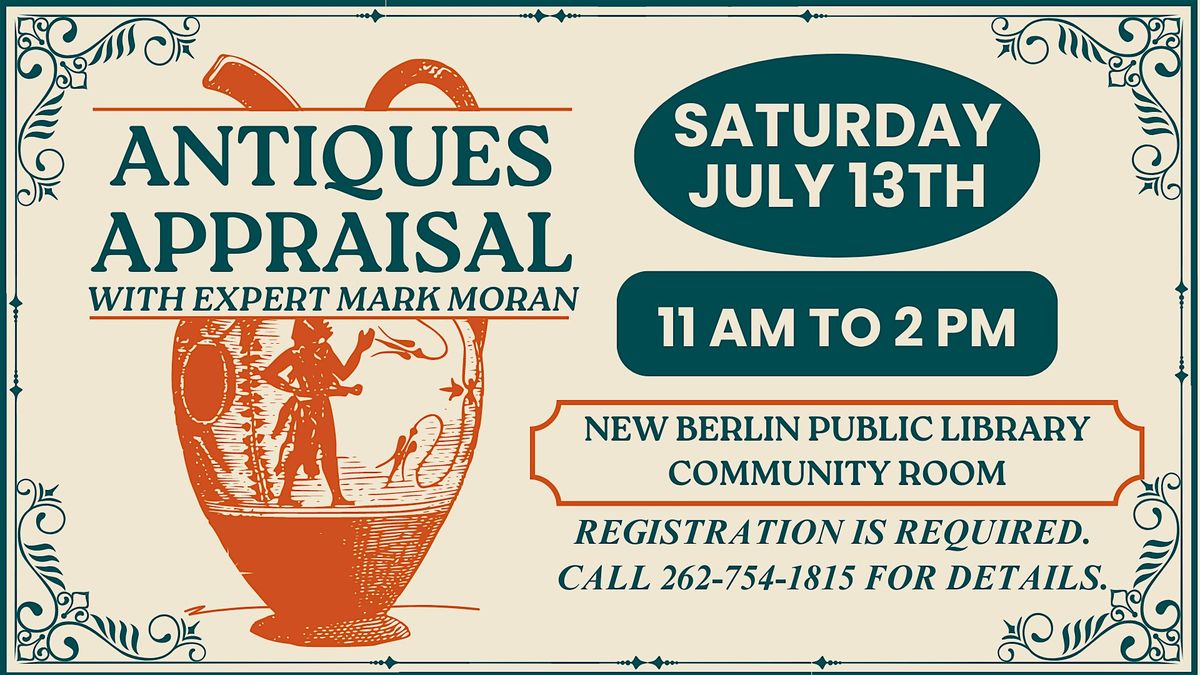Antiques Appraisal Event with Mark Moran