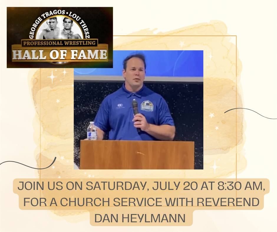 Special Church Service with Reverend Dan Heylmann