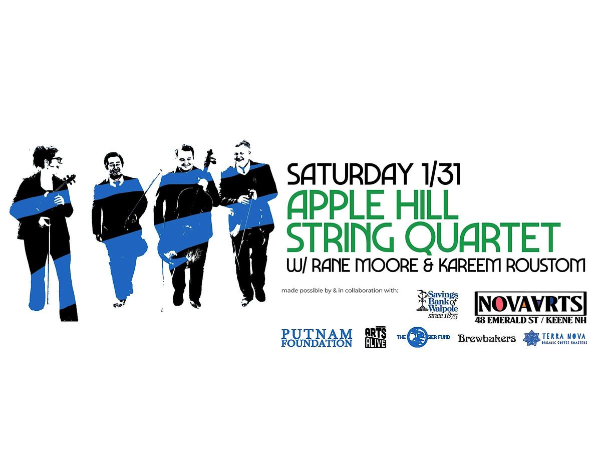 Apple Hill String Quartet w\/ Rane Moore & Kareem Roustom