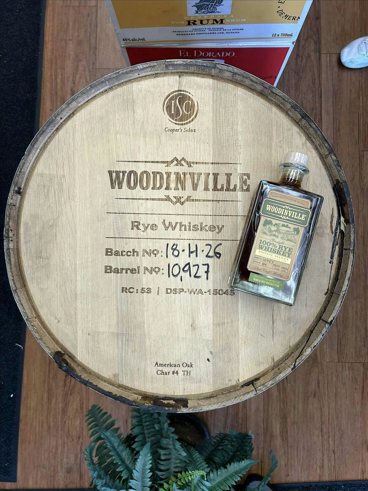 Woodinville Whiskey Tasting Featuring Our Club Barrel!!