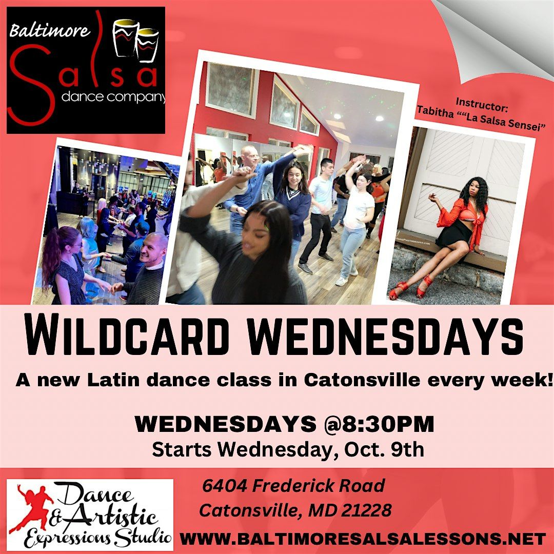 Wildcard Wednesdays: Latin Dance Classes in Catonsville!