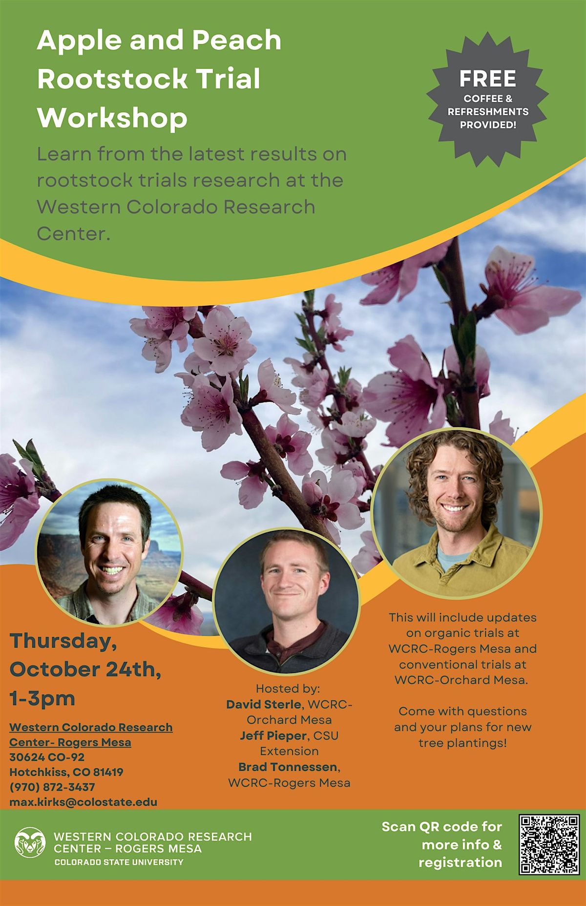 Apple and Peach Rootstock Trial Workshop