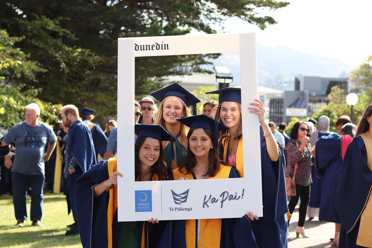 Gown hire for Otago Polytechnic\/Wintec graduation 14 May 2024