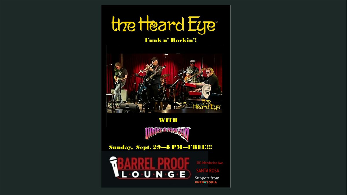 Sunday Night Spotlight Live Music: The Heard Eye and Under A New Sun