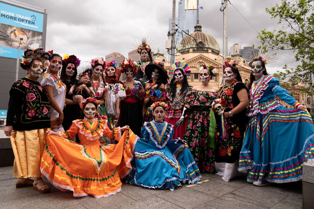 2023 Melbourne Dia De Muertos Parade, String Bean Alley, Queen Street ...