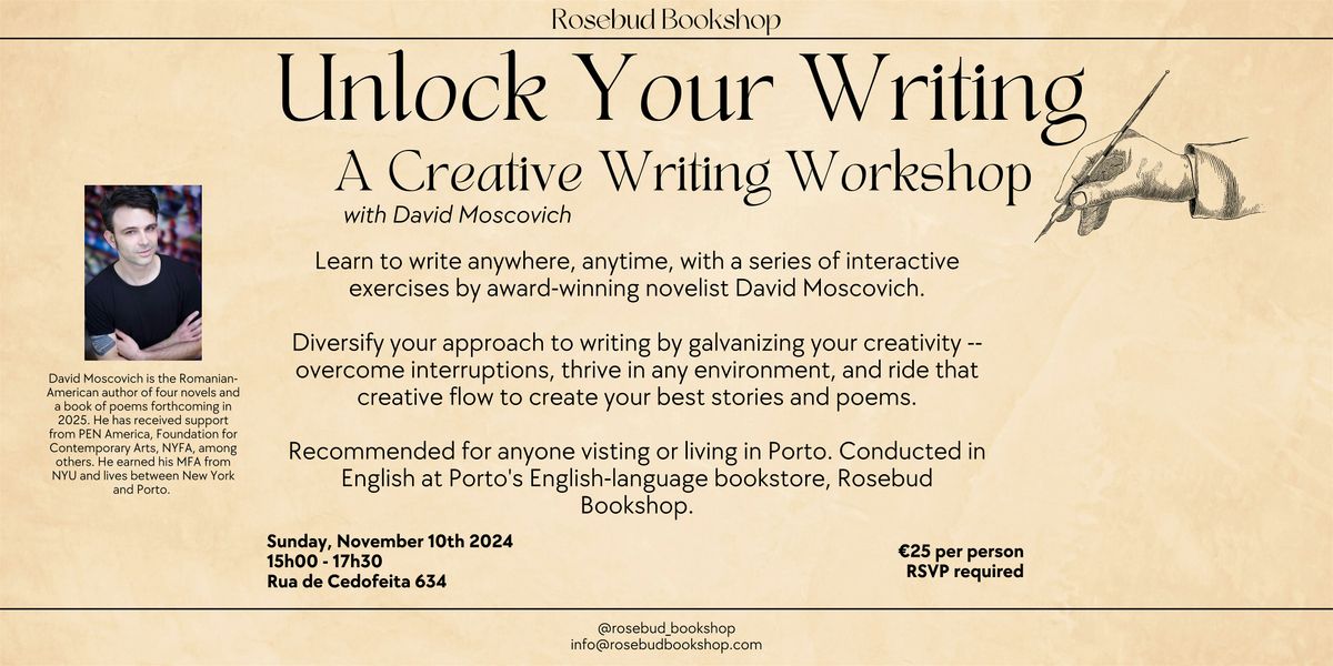 Unlock Your Writing: Creative Writing Workshop