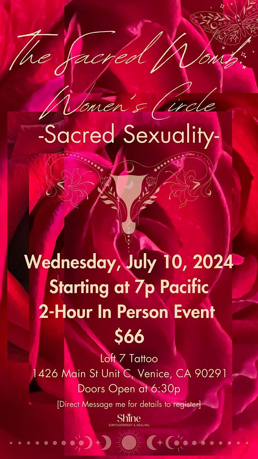 The Sacred Womb: Sacred Sexuality - Women's Circle