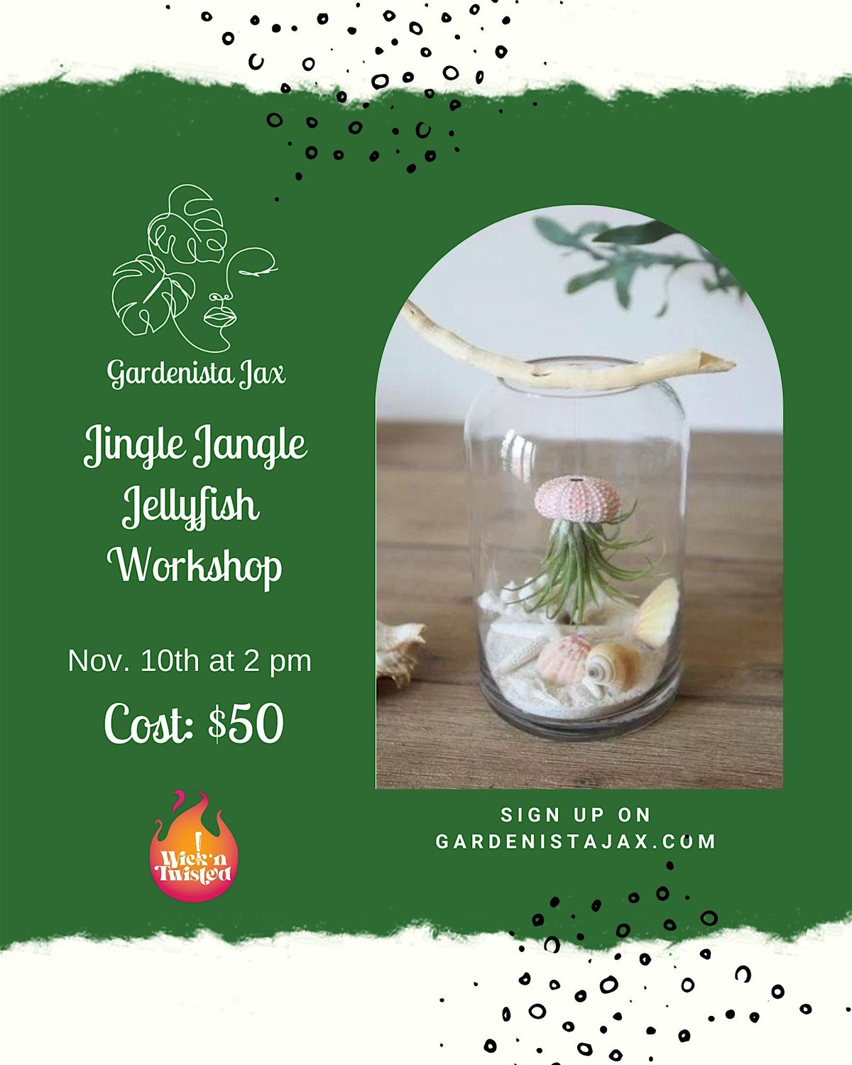 Wick N' Twisted: Custom Candle and Jingle Jangle Jellyfish Class