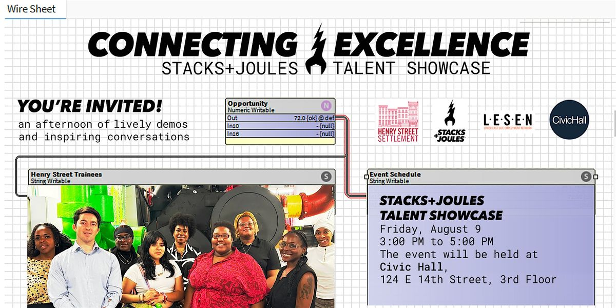 Connecting Excellence STACKS+JOULES Talent Showcase, Civic Hall, New