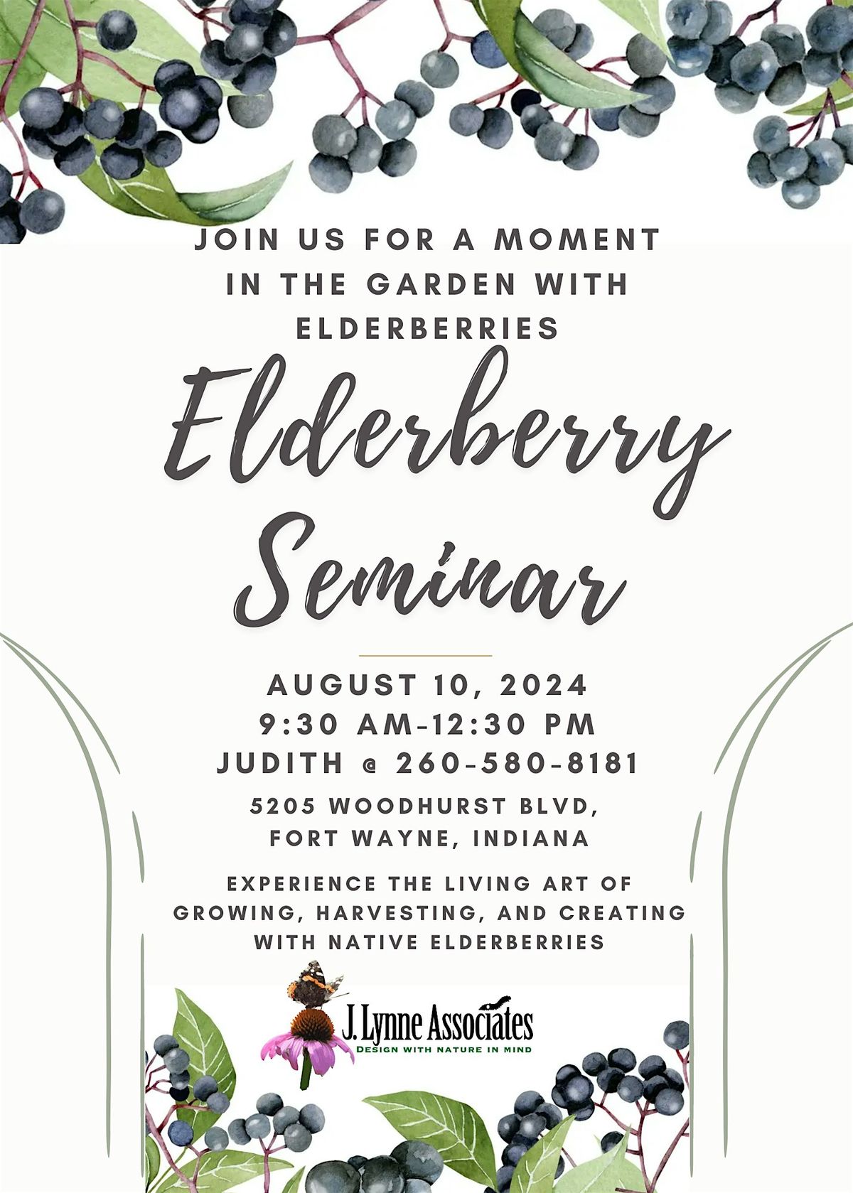 Elderberry Seminar with Judith Nastally