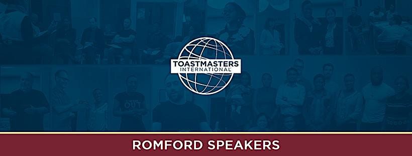 Be our guest at a Romford Speakers Toastmasters Club Meeting